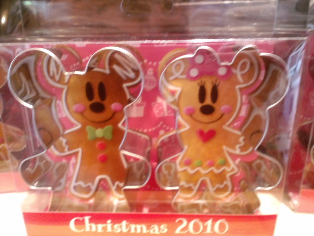 クリスマスジンジャークッキー作成キット、型抜き: ディズニーグッズ 